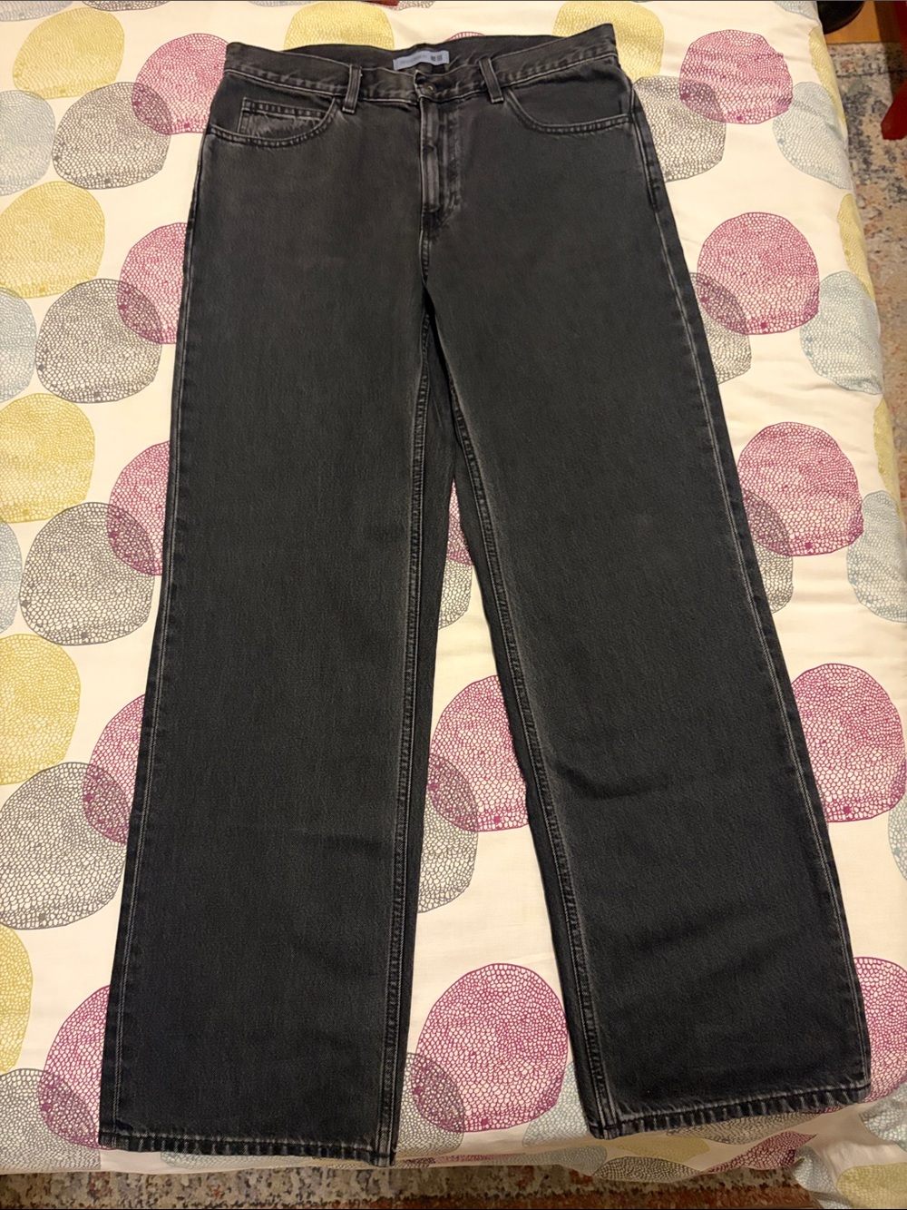 JW ANDERSON x Uniqlo Washed Black Denim Jeans